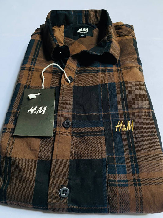 Men’s H&M Premium Shirt - Brown