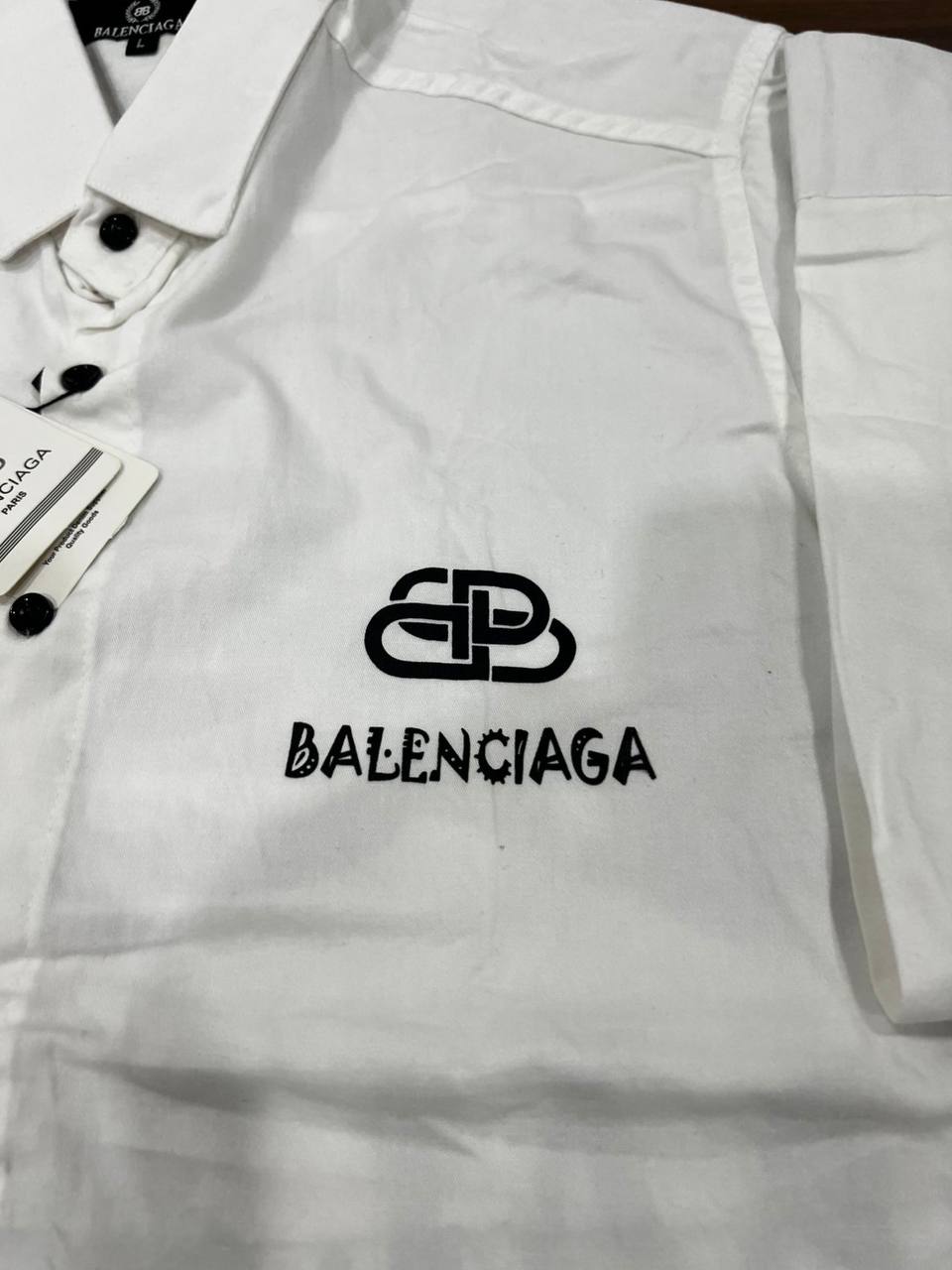 Men's White Premium Branded shirt